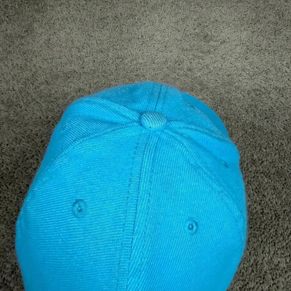 Nike 6.0 Hat Boys 8-20 Blue Yellow Swoosh Fitted Baseball Cap Casual Youth